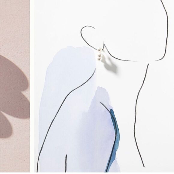 🔅🆕🔅Elegant Classic Pearl Huggie Cuff Hoops Earrings✨ - Picture 9 of 13